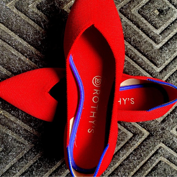 A pair of red Rothys - Picture 1 of 8